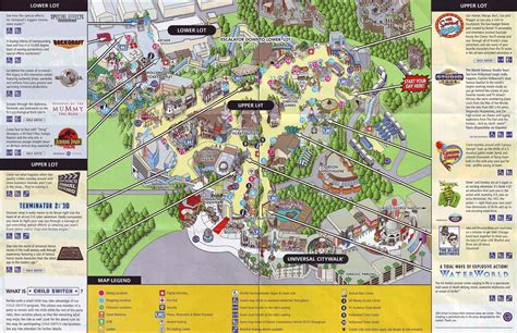 Printable Universal Studios Hollywood Map